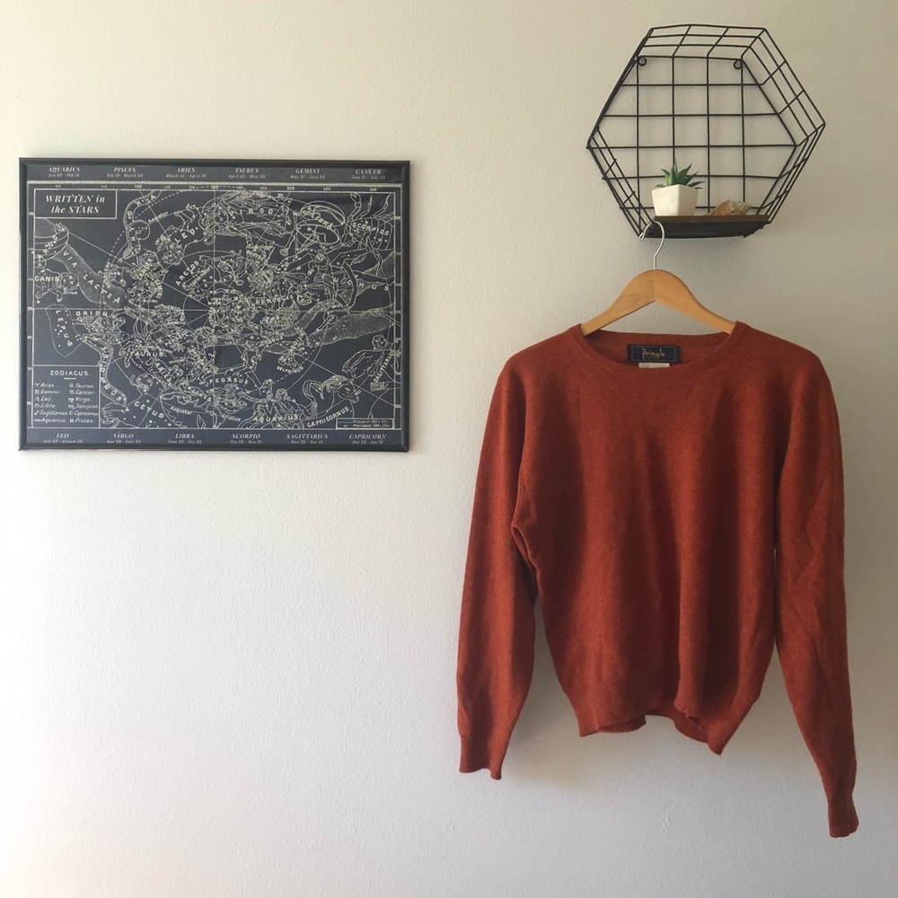 Blood Orange wool sweater